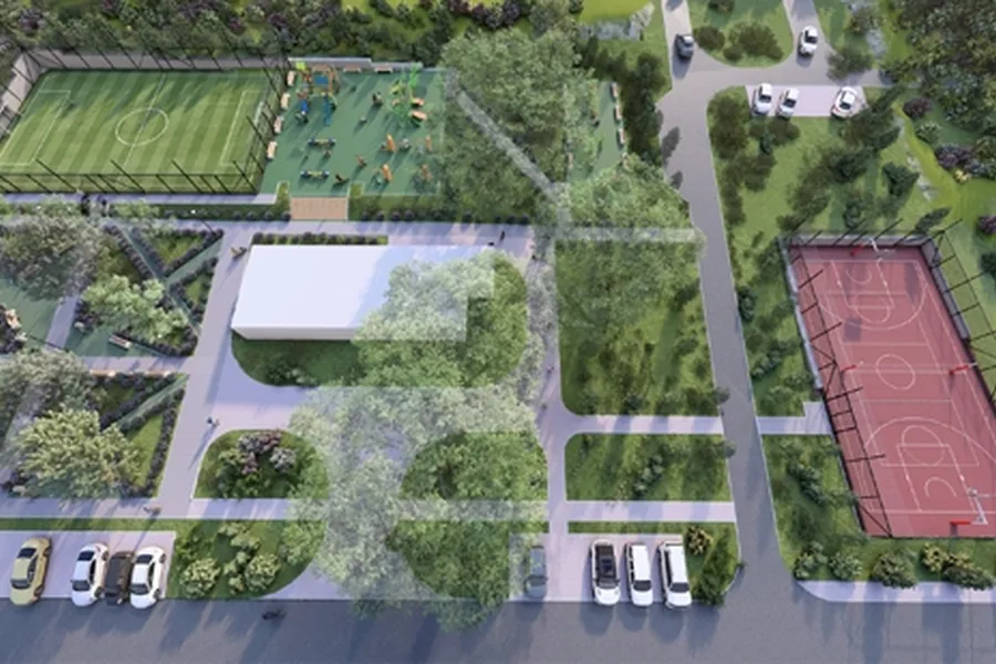 Amenajarea zonei sportive a parcului — s. Humulești, r-l Cimișlia, R. Moldova