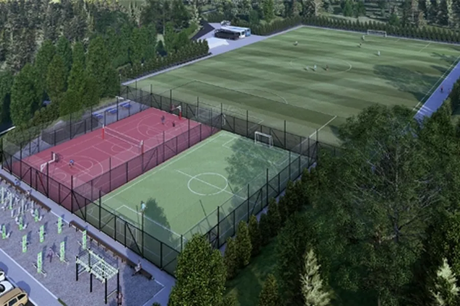 Complex sportiv — or. Cornești, r-l Ungheni, R. Moldova