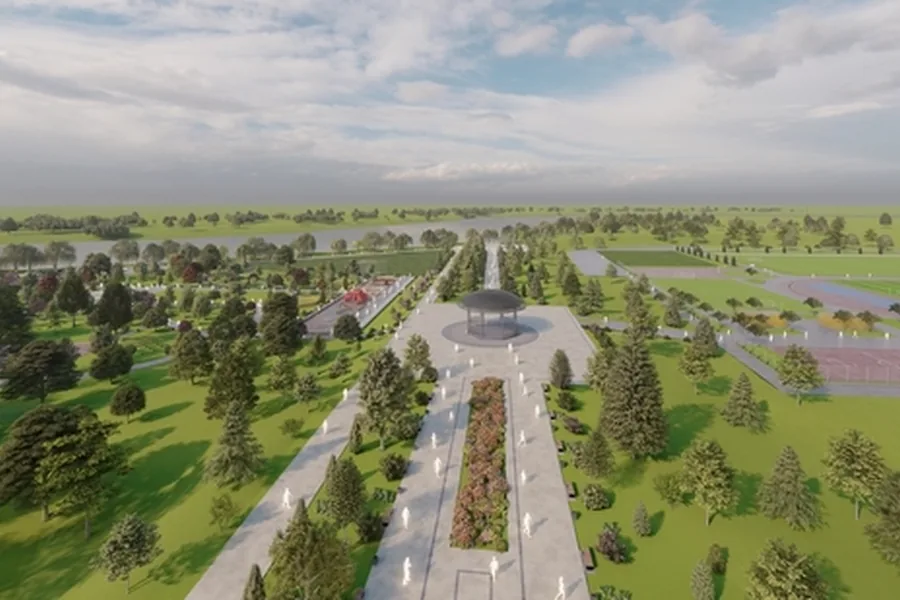Parcul central — or. Criuleni, R. Moldova